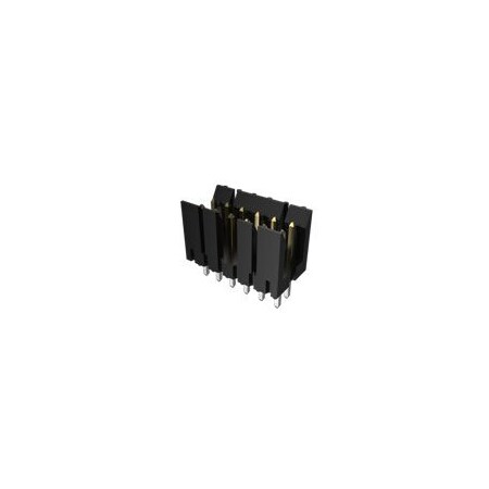 Fci Board Connector, 12 Contact(S), 2 Row(S), Male, Straight, 0.1 Inch Pitch, Solder Terminal, Latch, 69168-112HLF